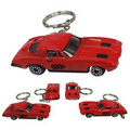 3"x1-1/4"x1-1/4" Race Car Keychain